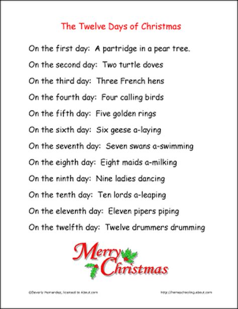 12 days of christmas shrek lyrics|the 12 days of christmas lyrics.